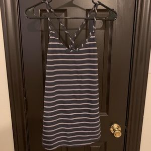 Gray workout tank